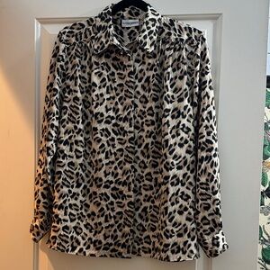 Alfred Dunner Leopard Print Blazer